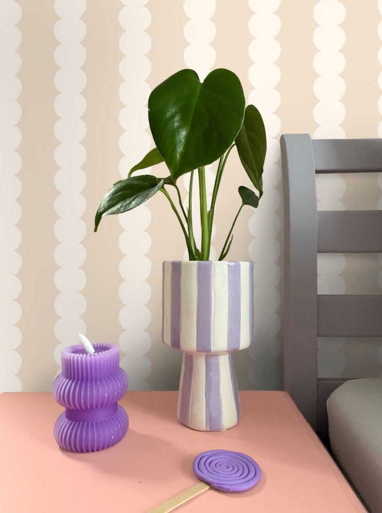 ESTAhome Behang Grafische Strepen - Beige