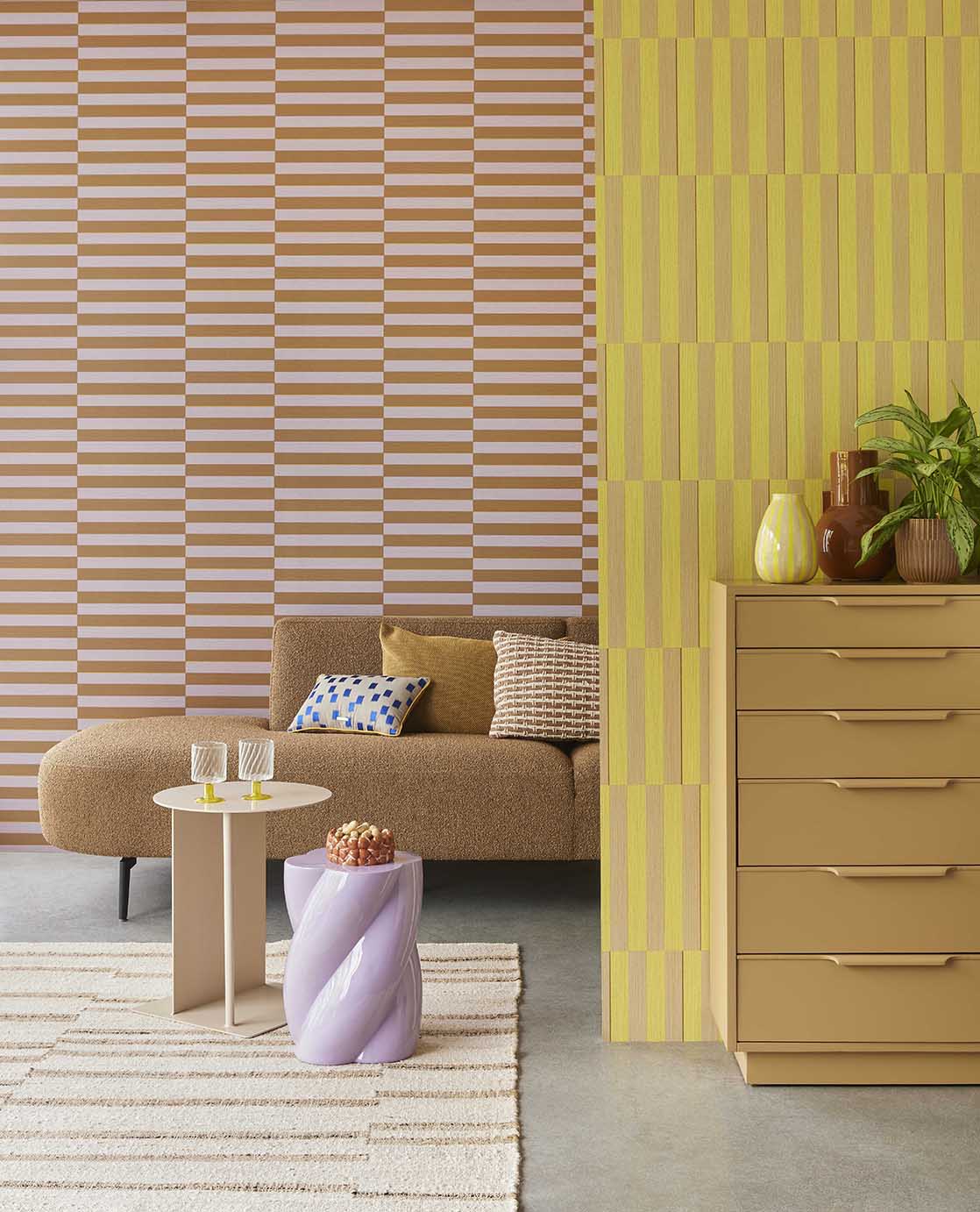 Eijffinger Behang Revive 333624 - Lila