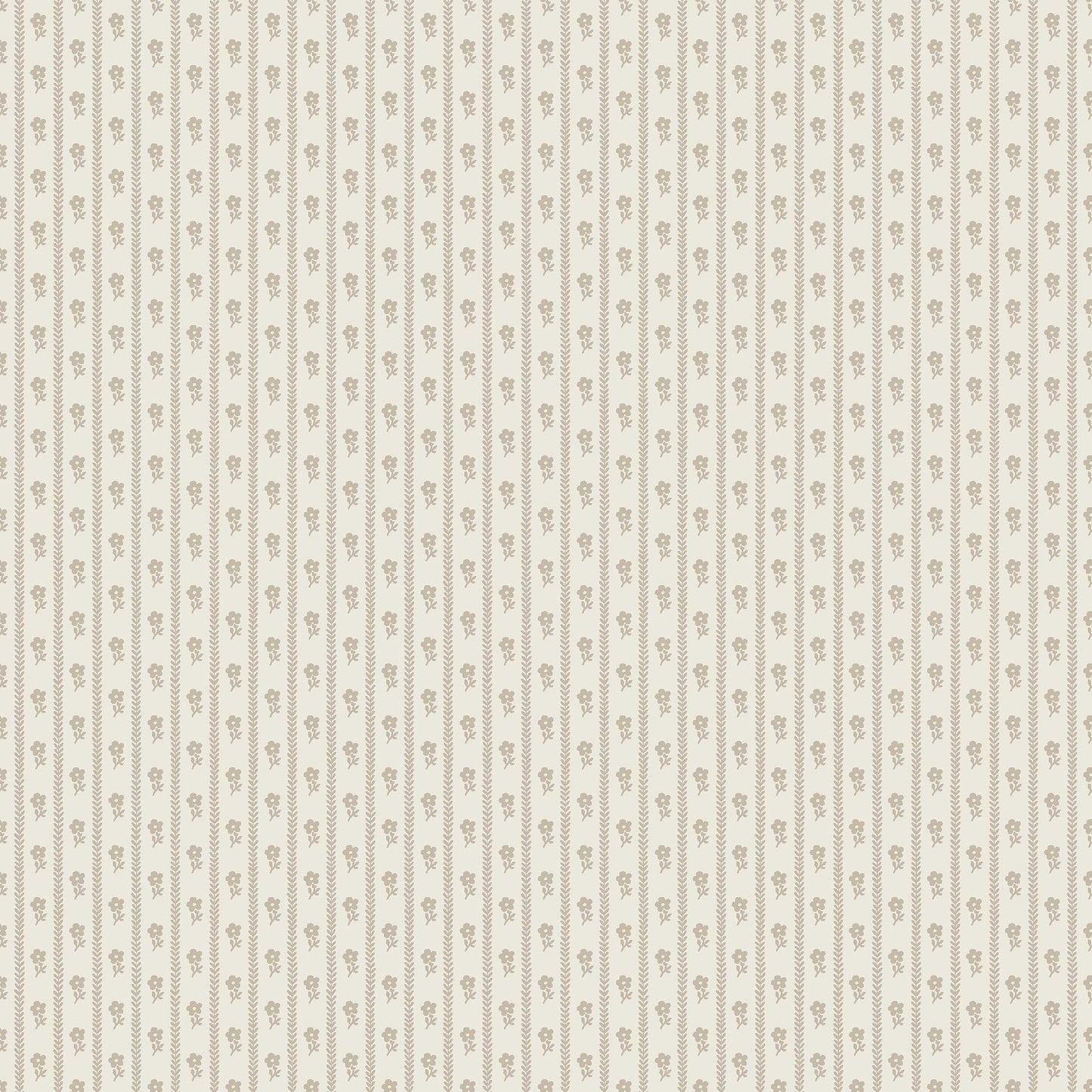 Borastapeter Lilla Lyckan bloemen behang meisjeskamer babykamer beige en creme 6955