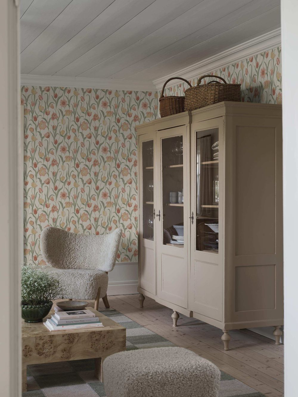 Borastapeter bloemen behang voor meisjeskamer en babykamer la belle epoque roze 6969