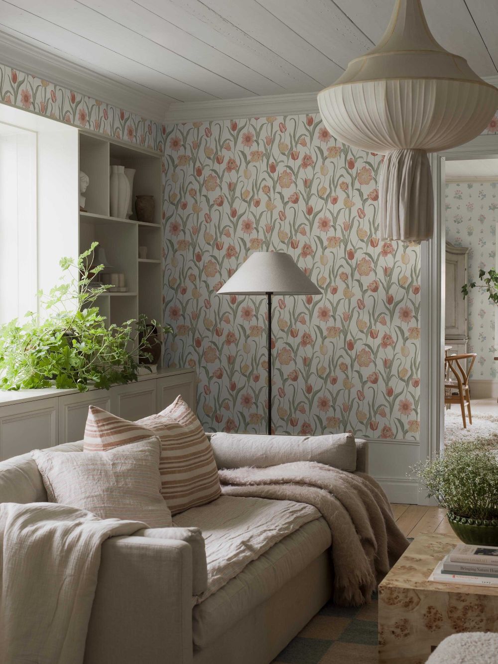 Borastapeter bloemen behang voor meisjeskamer en babykamer la belle epoque roze 6969