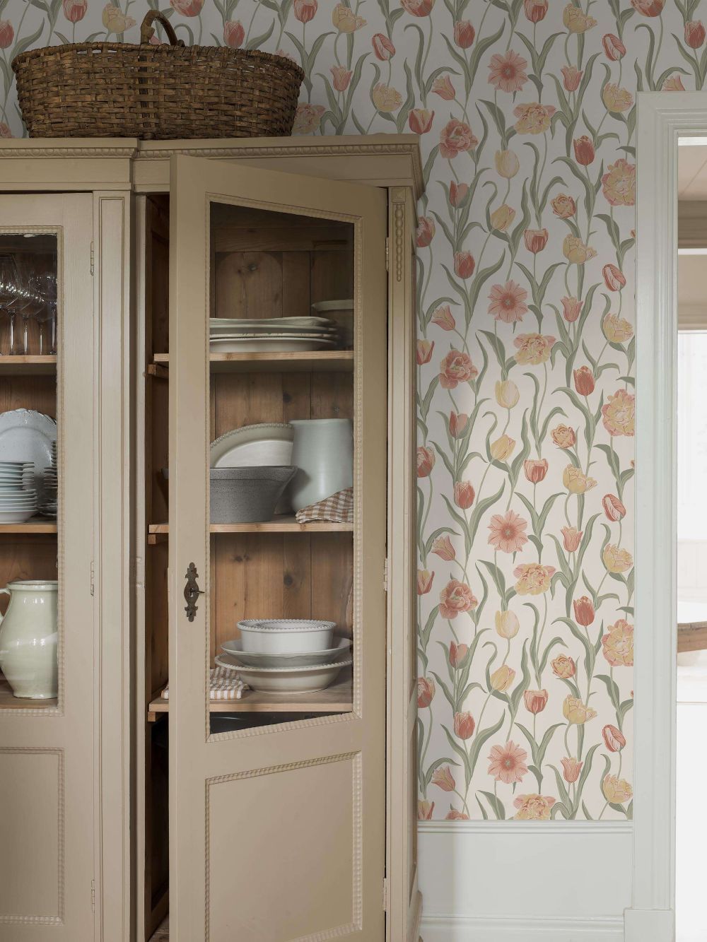 Borastapeter bloemen behang voor meisjeskamer en babykamer la belle epoque roze 6969