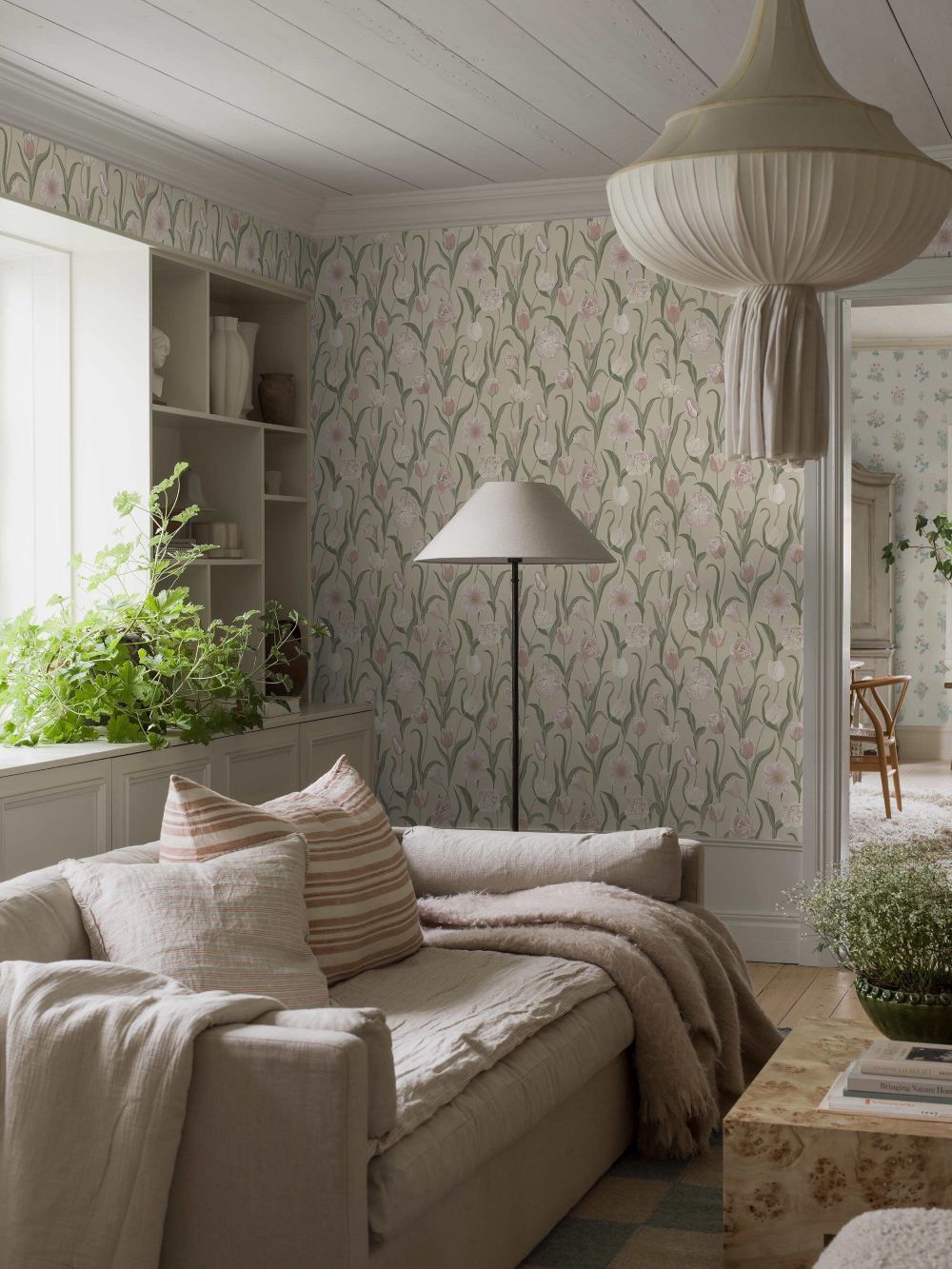 La Belle Epoque Borastapeter Bloemen behang voor meisjeskamer of babykamer 6970