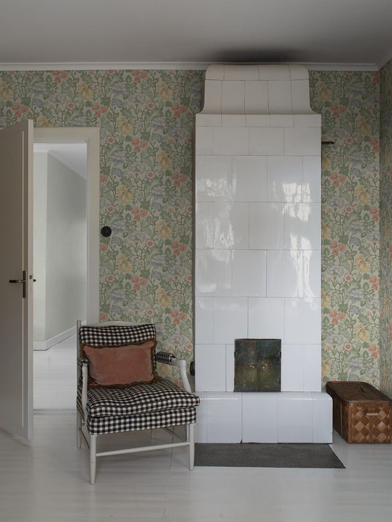 Jane van borastapeter bloemen behang mural voor meisjeskamer kleurrijk 9676W