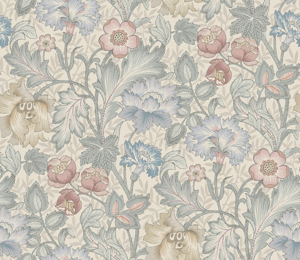 Jane borastapeter bloemen behang mural kinderkamer meisjeskamer babykamer kleuren 9677W
