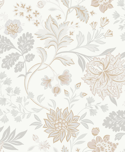 Borastapeter bloemen behang voor de meisjeskamer alicia offwhite 2007