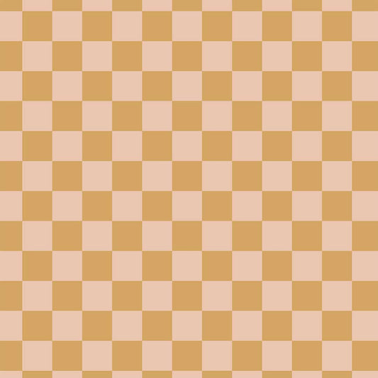 May and Fay Checkers ruiten behang Golden kinderkamer tienerkamer