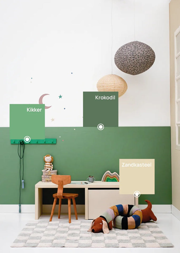 Bibelotte Verf voor de kinderkamer beige zandkasteel