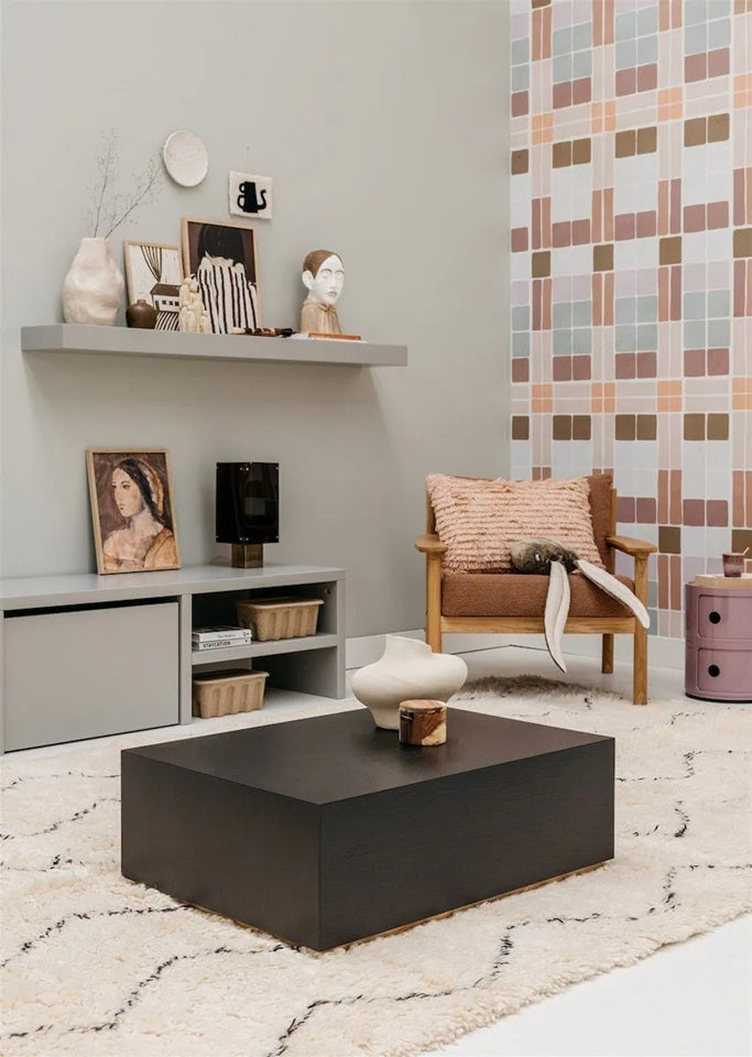 Bibelotte Patchwork behang voor de kinderkamer blush