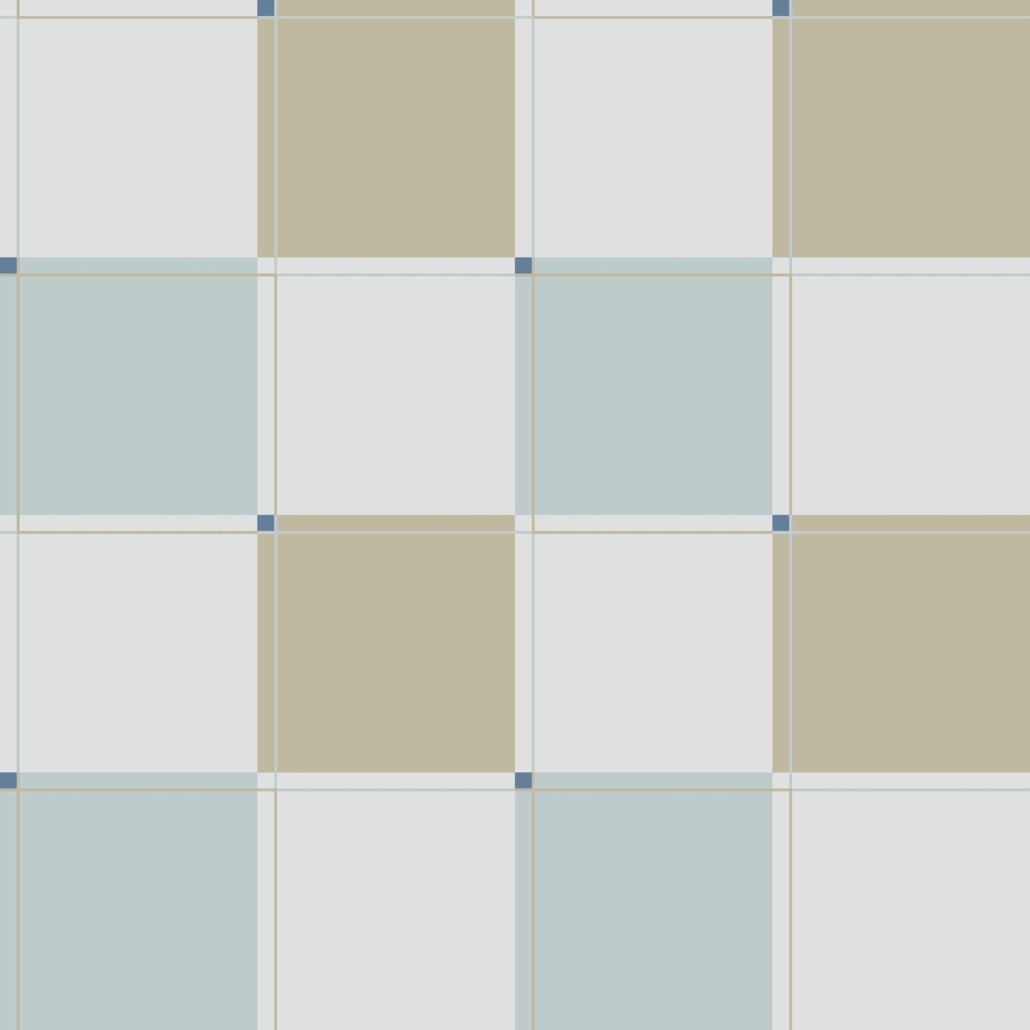 Blokken behang kinderkamer jongenskamer tienerkamer blauw groen