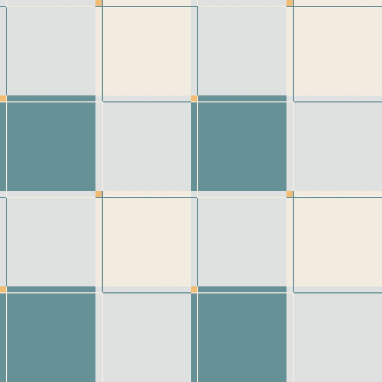 Blokken behang kinderkamer jongenskamer tienerkamer blauw teal