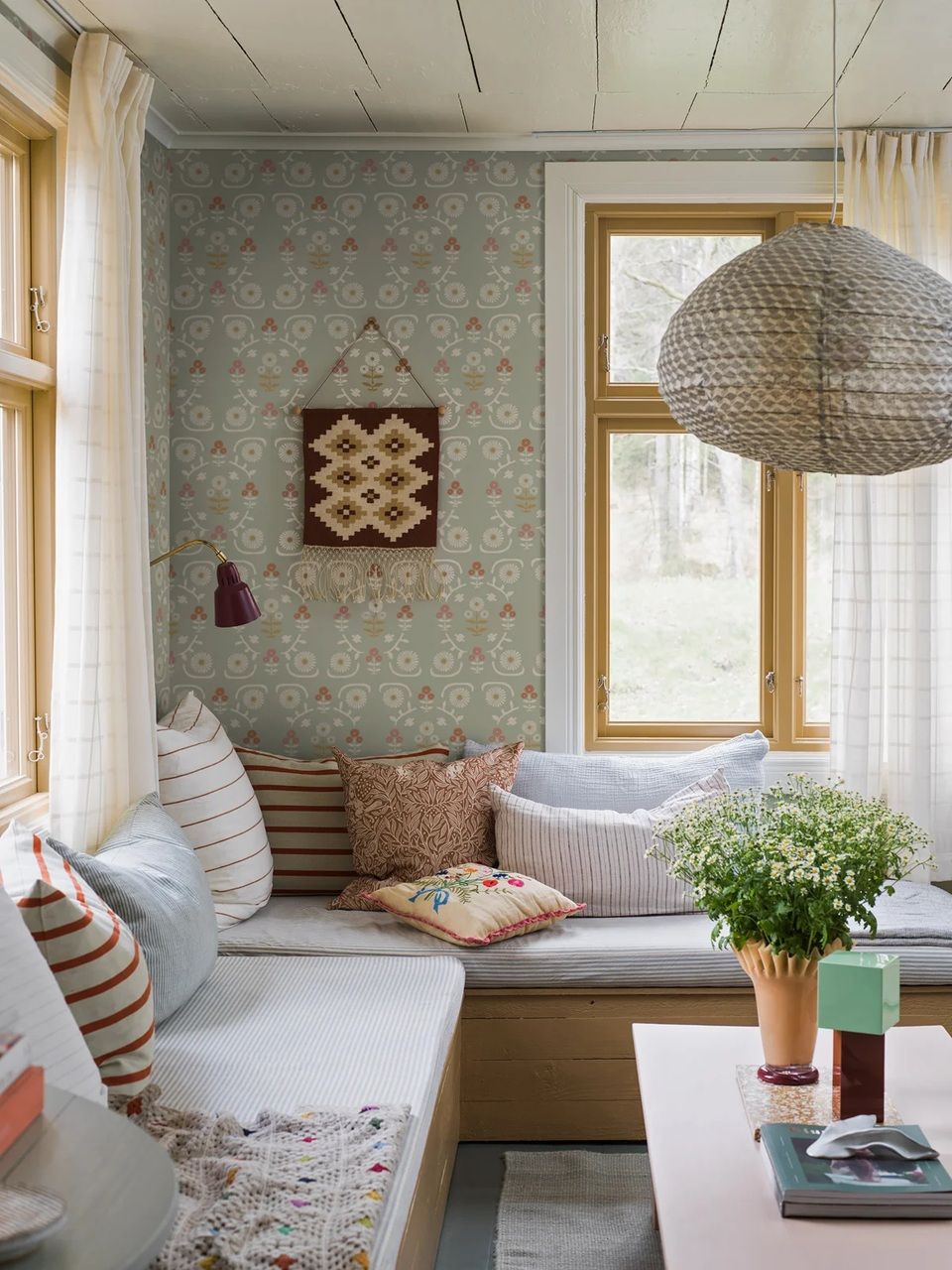 Boråstapeter Behang Isolde - Groen
