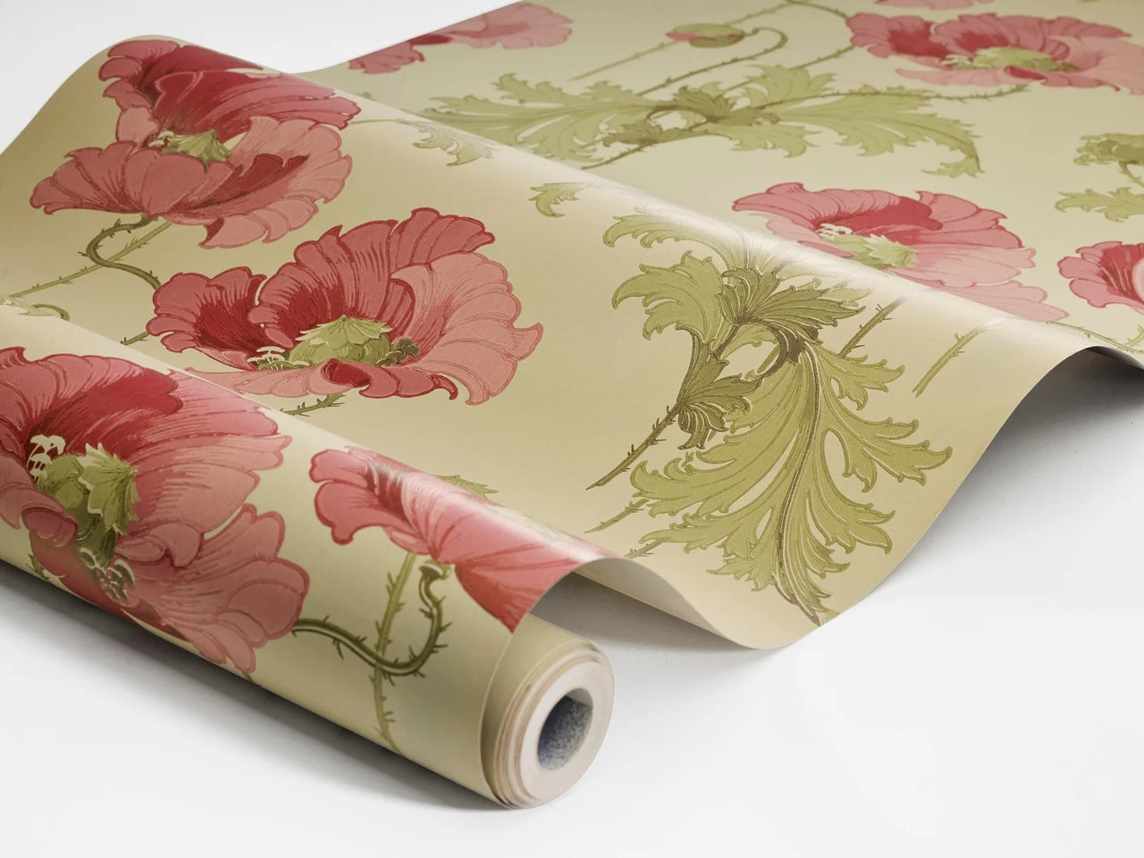 Vallmo behang Borastapeter jubileum bloemen behang voor meisjeskamer en babykamer 8090
