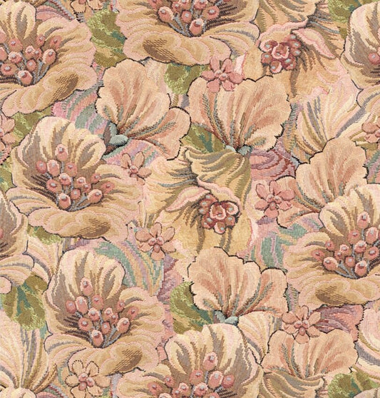 ESTAhome bloemmotief behang bloemen behang voor meisjeskamer en tienerkamer bruin beige 131295