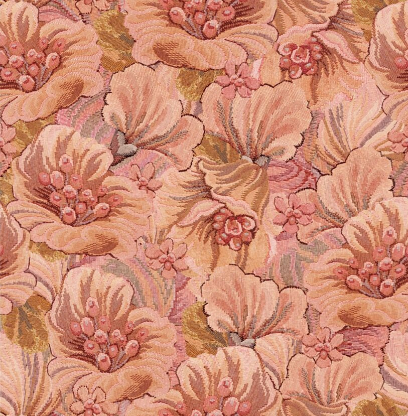 ESTAhome bloemmotief behang bloemen behang voor meisjeskamer en tienerkamer terra roze 131294