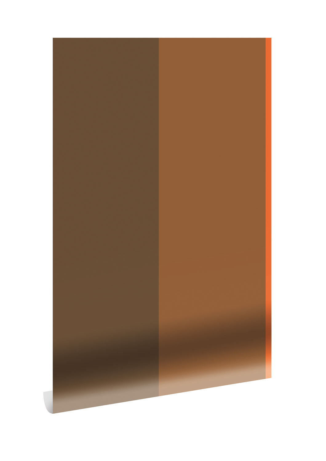 KEK Amsterdam Frans Uyterlinde Behang Bold Stripes strepen behang bruin oranje FU-003