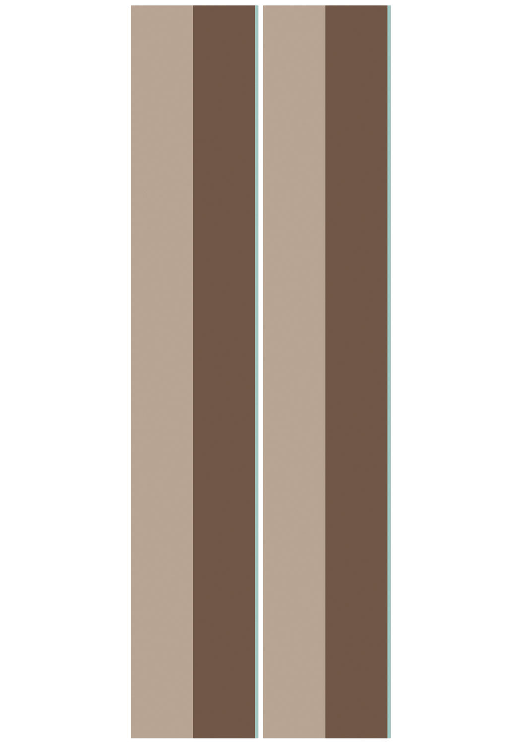 KEK Amsterdam Frans Uyterlinde Behang Bold Stripes strepen behang beige bruin FU-005