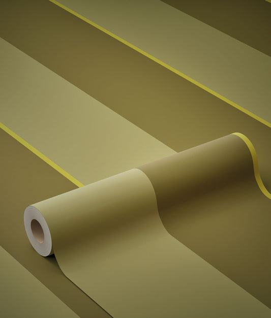KEK Amsterdam Frans Uyterlinde Wallpaper | Bold Stripes - Green