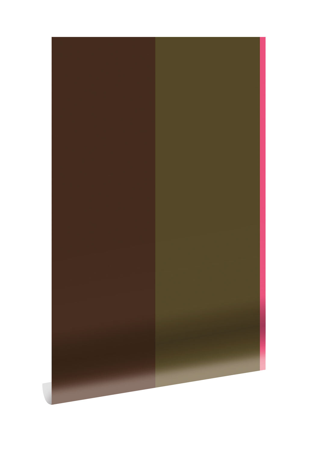 KEK Amsterdam Frans Uyterlinde Behang Bold Stripes strepen behang bruin groen roze FU-009
