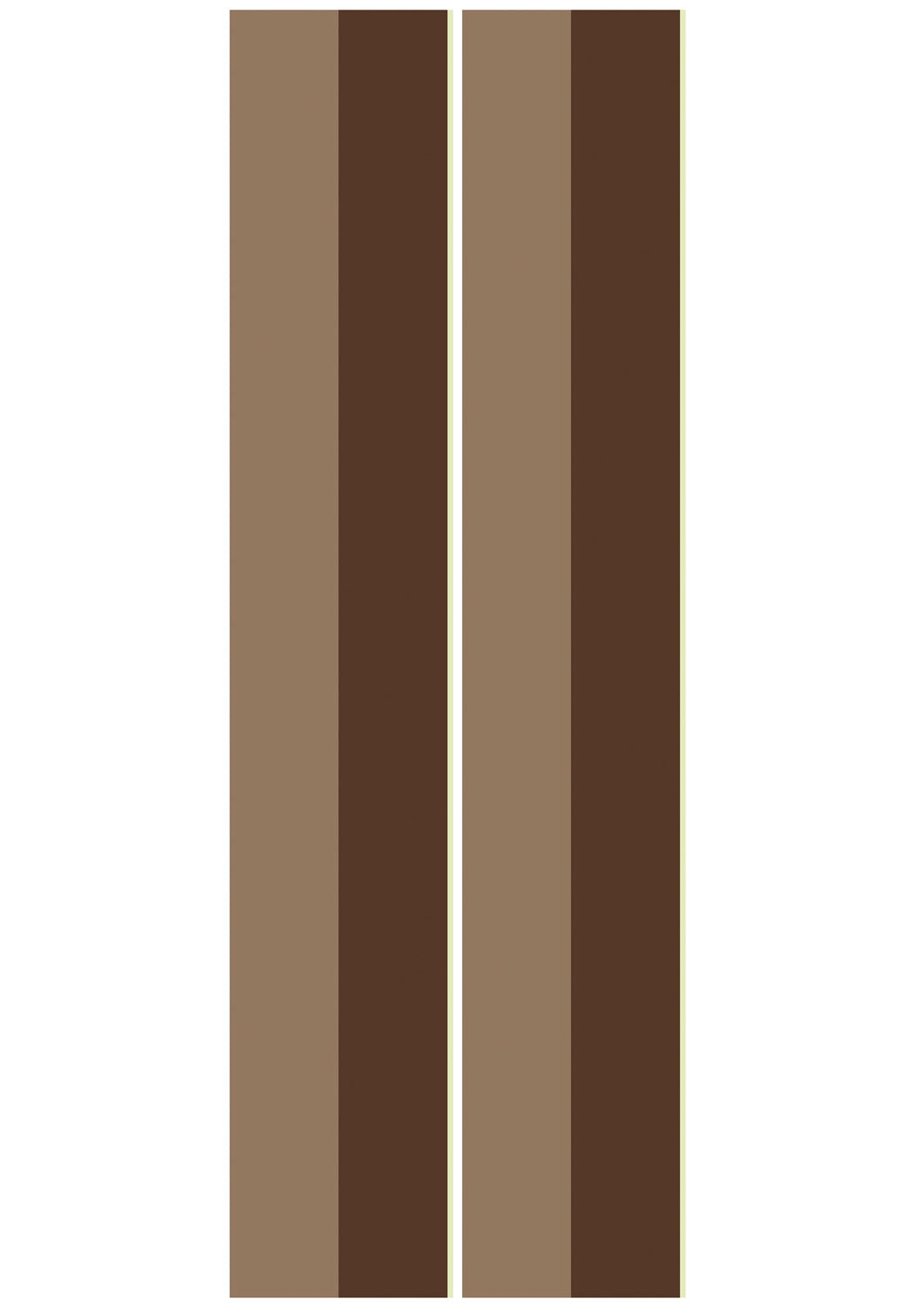 KEK Amsterdam Frans Uyterlinde Behang Bold Stripes strepen behang zand bruin FU-013