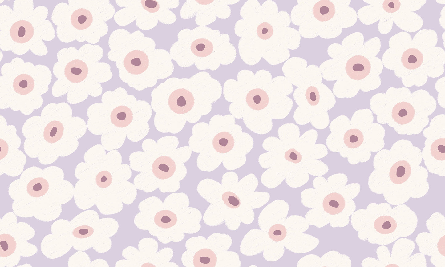 Bloemen fotobehang kinderkamer meisjeskamer Bloom! Papr Walls Lila