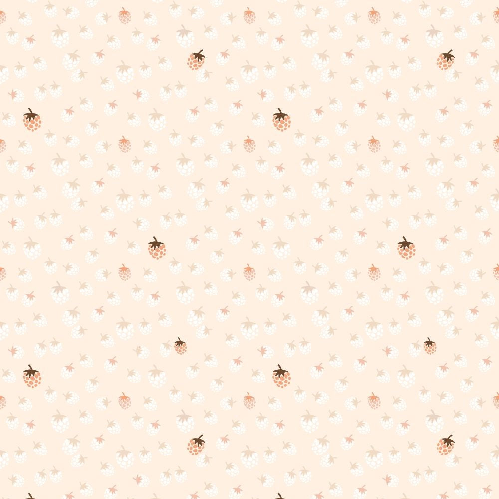 Froukje Studio Pieni frambozen kinderbehang meisjeskamer kleur peach perzik
