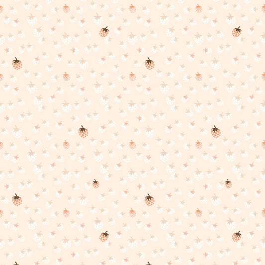 Froukje Studio Pieni frambozen kinderbehang meisjeskamer kleur peach perzik