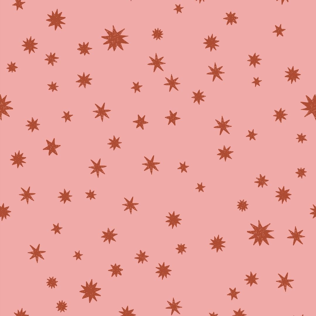 Joelle Wehkamp x Meet me at the wall sterren behang starry night voor de kinderkamer meisjeskamer babykamer pink roze