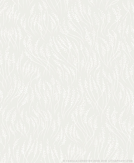 Littlephant meadow behang voor de neutrale kinderkamer en babykamer lichtgrijs light grey 1473