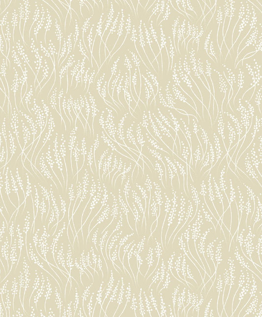 Littlephant meadow behang voor de neutrale kinderkamer en babykamer okergeel honey yellow
