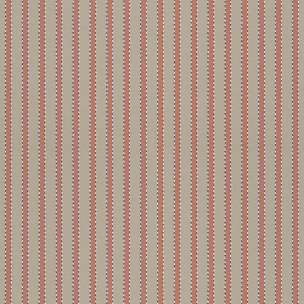 Langelid von Bromssen stitched stripe strepen behang voor de kinderkamer koraal roze zand