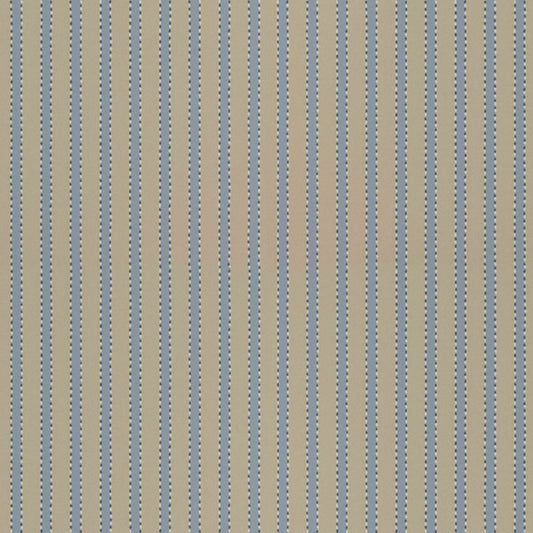 Langelid von Bromssen stitched stripe strepen behang voor de kinderkamer blauw zand