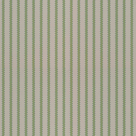Langelid von Bromssen stitched stripe strepen behang voor de kinderkamer groen zand