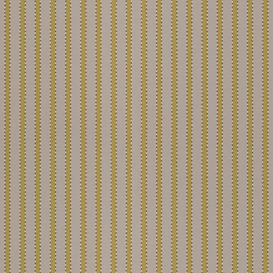 Langelid von Bromssen stitched stripe strepen behang voor de kinderkamer oker  zand