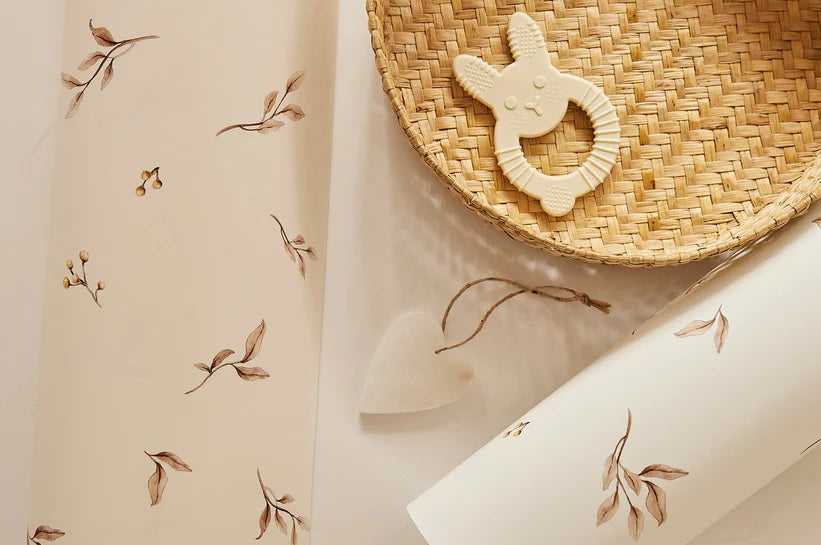 Matuu behang voor de kinderkamer Kleine Blaadjes