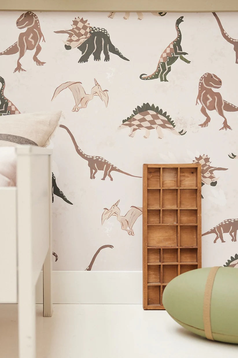 Matuu dino behang voor de jongenskamer retro