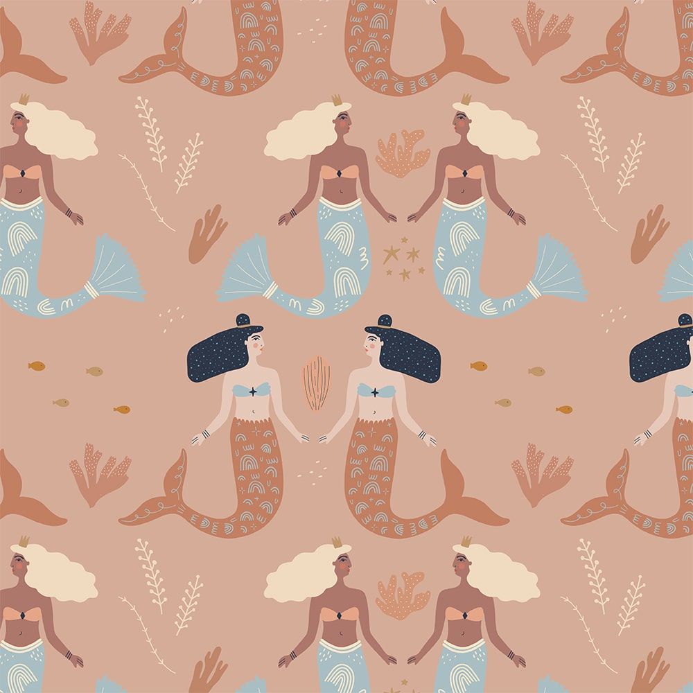 May and Fay Wallpaper Mermazing