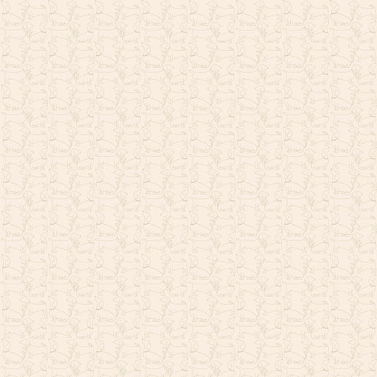 Hondenbehang voor de kinderkamer teckels neutrale kinderkamer creme groen Pip Studio Pieni