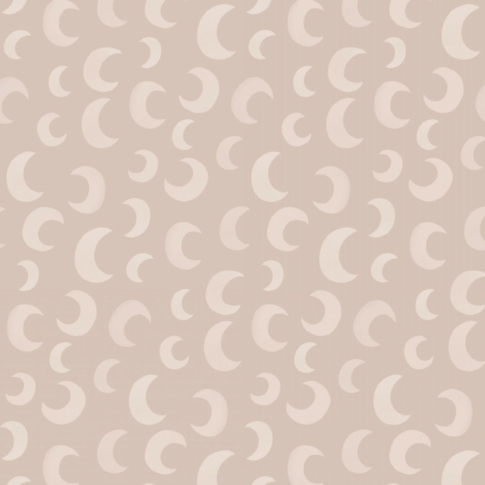 Meet me at the Wall Moon manen behang voor de kinderkamer sand zand beige