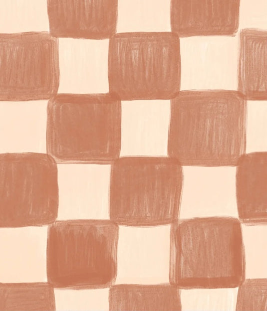 Season Paper geblokt behang voor de kinderkamer terra