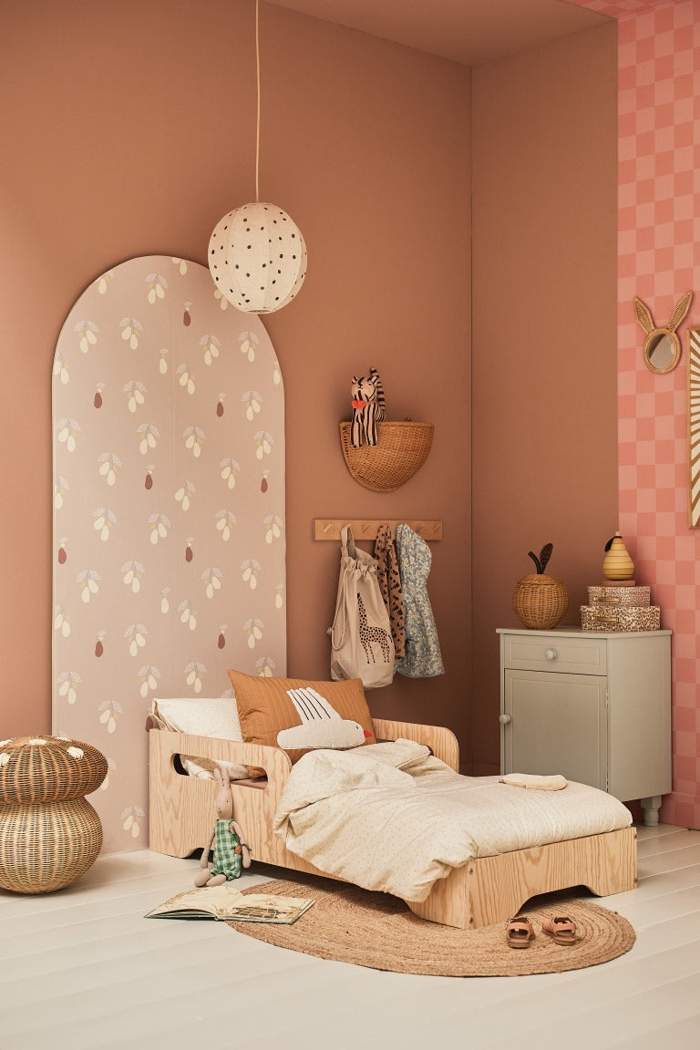 Studio Pieni blokken behang roze kinderkamer