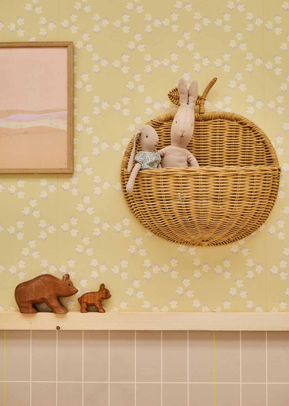 Studio Pieni behang voor de kinderkamer summer geel summer