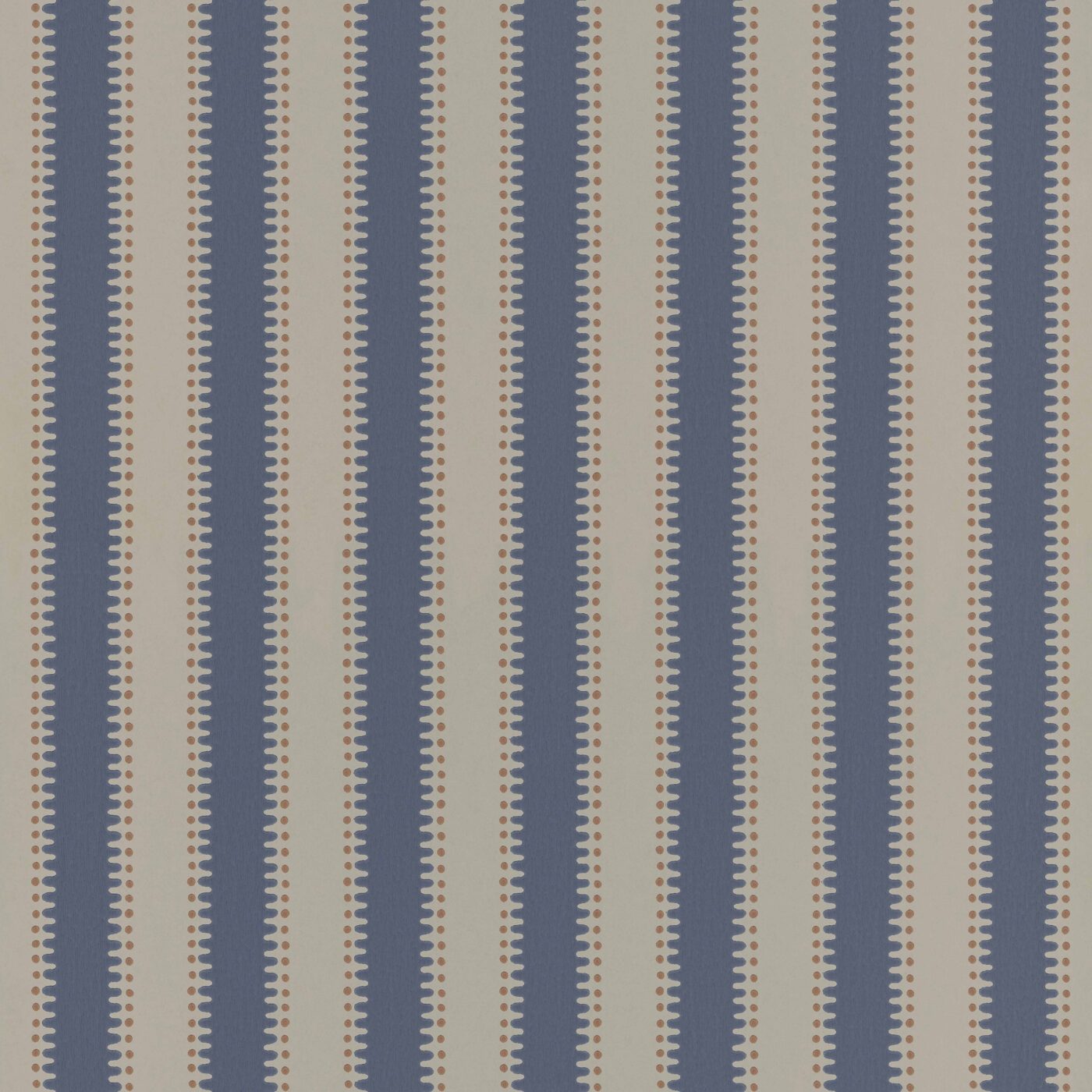 Langelid von Bromssen jagged stripe strepen behang voor de kinderkamer denim blauw