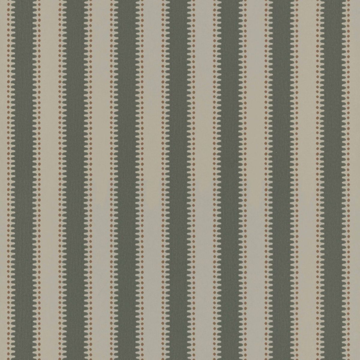 Langelid von Bromssen jagged stripe strepen behang voor de kinderkamer 
olijf groen