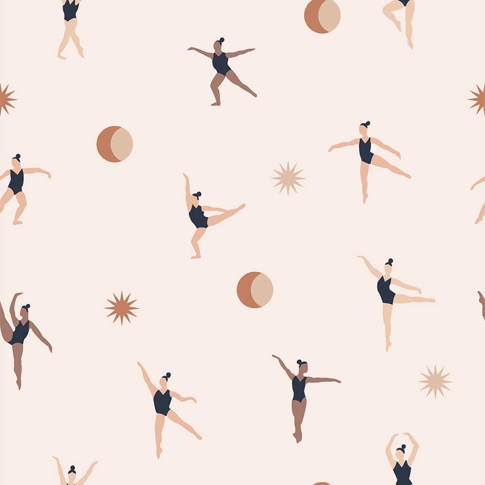 May and Fay behang Cosmis Dancers