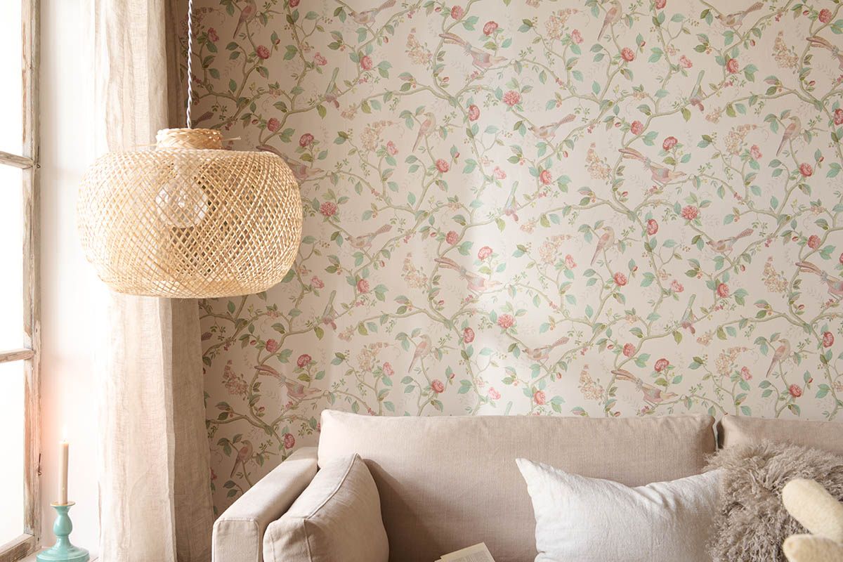 Pip Studio Eijffinger behang voor de kinderkamer Good Nightingale off white beige 333120