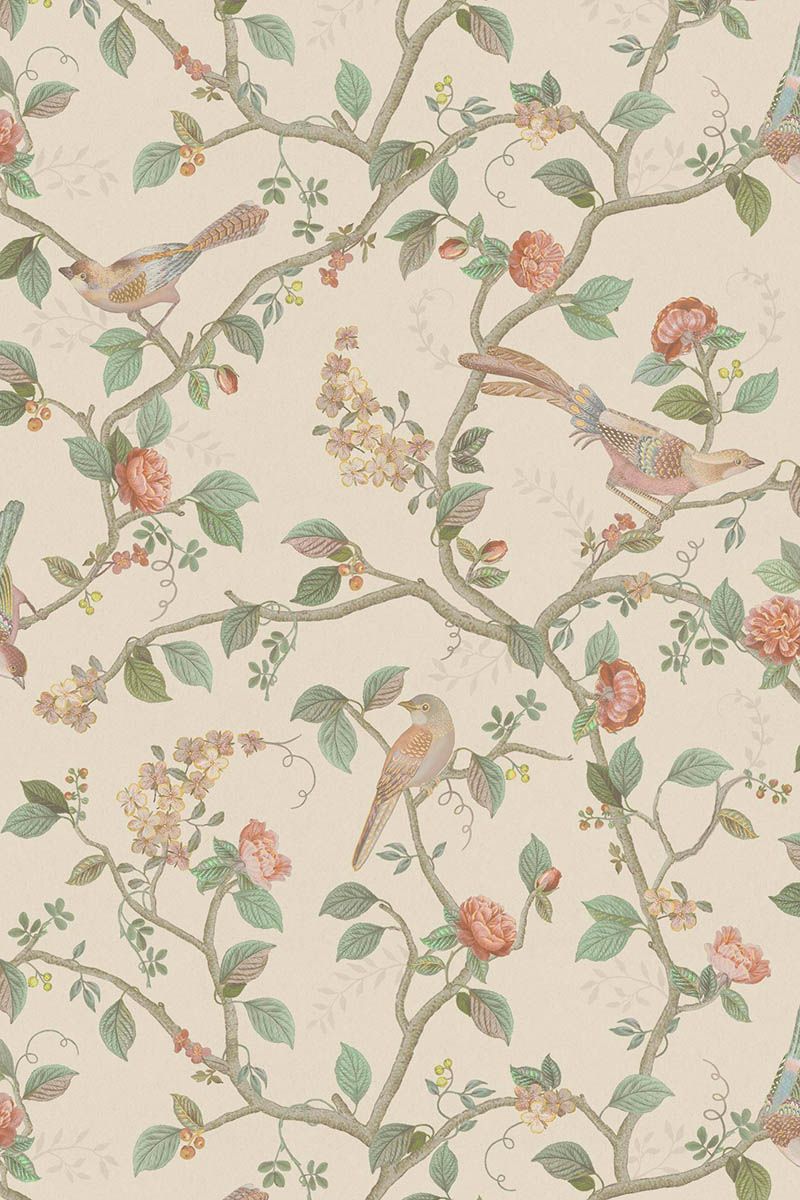 Pip Studio Eijffinger behang voor de kinderkamer Good Nightingale off white beige 333120