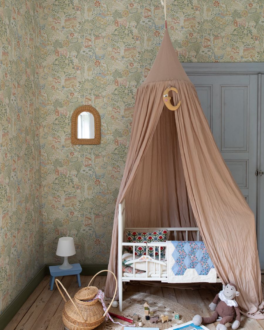 Midbec Bygga Bo Behang voor de kinderkamer Kleur