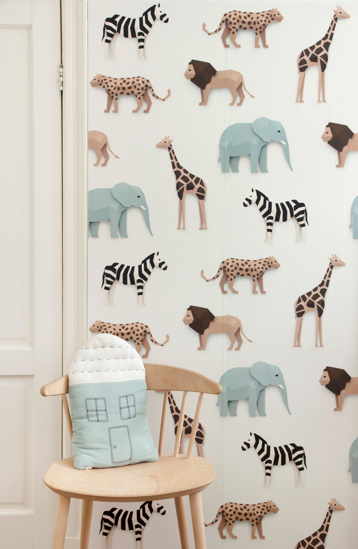 Studio Ditte Safari behang voor de kinderkamer