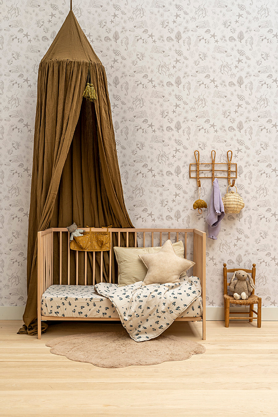 Little Amour little underwater world vissen bruin neutrale kinderkamer